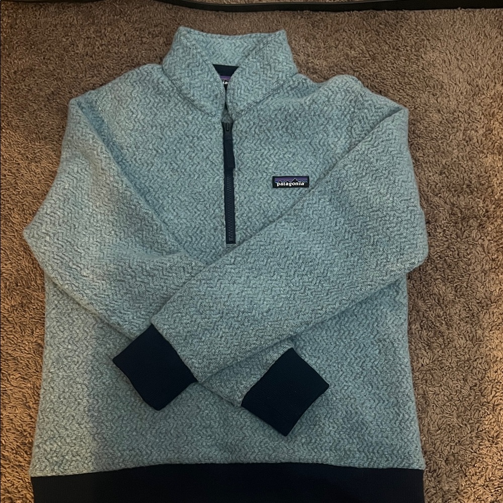Patagonia Women's Blue 1/4 Zip Pullover